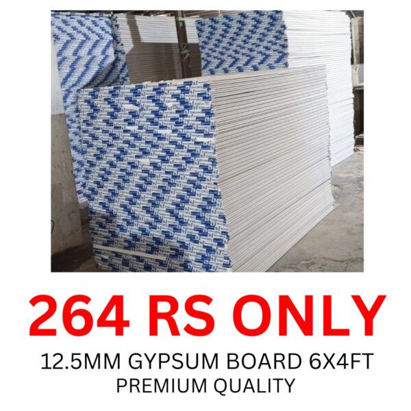 12.5MM GYPSUM BOARD 6x4Ft PREMIUM QUALITY