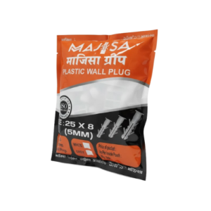 25X8 MM Majisa Grip Plastic Wall Plug