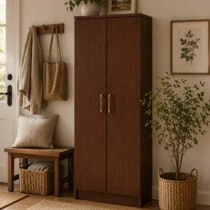 Wardrobe with 4 shelf 6X2FT